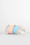 Krixi Model Kız Bebek ve Çocuk Sandalet Beyaz/Pembe