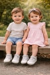 Loro II İlk Adım Bebek Ortopedik Çocuk Spor Ayakkabı BEBE AYAKKABI GRİ ERKEK BEBEK LORO II 346