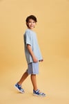 Roy Işıklı Erkek Bebek Saks Mavi Sandalet