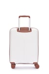 Unisex Beyaz Trolley 50 Cm Valiz 14bnt8010-03-by New seosan 2026 model bej krem valiz döner tekerli