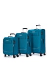 UNİSEX BÜYÜK, ORTA ve KABİN BOY 3'LÜ VALİZ SET 04PC7050