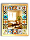 COLORS 18 MEXİCAN KAROLU DOĞAL AHŞAP MASİF AYNA 