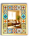 COLORS 18 MEXİCAN KAROLU DOĞAL AHŞAP MASİF AYNA 
