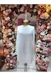 kadın ekru uzun kollu tunik içlik