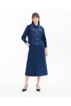 Minimalist Midi Denim Etek - Günlük & Şık Kombinler