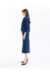 Minimalist Midi Denim Etek - Günlük & Şık Kombinler