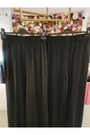Siyah Kadın Colmar Beli Lastikli Geniş Paça Pantolon
