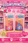 Elegant Princess Işıklı Müzikli Dans Eden Prenses Oyuncak Bebek – Pilli Hareketli 2 Renk Seçeneği (Pembe & Mavi) 3+ Yaş