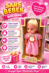 Sare Bebek Try Me Konuşan Oyuncak Bebek 3+ Yaş Eğitici ve Eğlenceli Kız Çocuk Oyuncağı Pembe Elbiseli