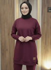 TunikBala GiyimBala GiyimArmalı Yırtmaçlı Tesettür Tunik - B1001-Mürdüm