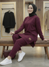 TunikBala GiyimBala GiyimArmalı Yırtmaçlı Tesettür Tunik - B1001-Mürdüm