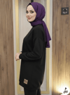 TunikBala GiyimBala GiyimArmalı Yırtmaçlı Tesettür Tunik