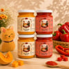 4'LÜ PAKET ( 2X200 GR BAL KABAĞI PÜRESİ-2X200 GR KAPYA BİBER PÜRESİ)