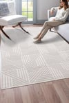 Yıkanabilir İskandinav Kaymaz Taban Salon Yolluk Halısı 1605 Art