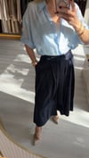 BELİ KUŞAKLI MİDİ BOY ETEK PANTOLON