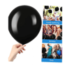 11 İnç İç Mekan Siyah Atom Balon Parti Balonu