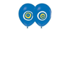 11'' NAZAR BASKILI BALON