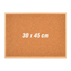 30*45 AHŞAP ÇERÇEVELİ MANTAR PANO