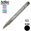 ARTLINE 233 ÇİZİM KALEMİ 0.3 SİYAH 