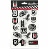 BEŞİKTAŞ ŞEKİLLİ ETİKET (12X50)