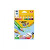 BİC KURU BOYA 12 RENK 82973511 EVOLUTİON JUMBO 1632 ÜÇGEN