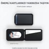 Bix TMW1 MagSafe Pocket Wallet Siyah