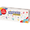 BU-BU PARMAK BOYA 12 RENK BİRLEŞİK POT 20 ML.