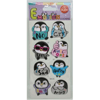 BUBU-SWP-1901 BU-BU EMOTIONS PUFFY STICKERS PENGUIN & MESSAGE 9X21
