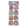 BUBU-SWP-1907 BU-BU EMOTIONS PUFFY STICKERS EYELAYSH & MESSAGE 9X21