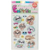 BUBU-SWP-2703 BU-BU EMOTIONPUFFY STICKERS TEMBEL HAYVAN 9X21