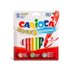 CARIOCA BRAVO JUMBO SÜPER YIKANABİLİR KEÇELİ BOYA KALEMİ 12 Lİ