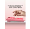 Daxi MK-340 Kablosuz Bluetooth Klavye Coral Pink Retro