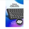 Daxi MK-390 Kablosuz Bluetooth/WiFi Klavye Set Retro Siyah