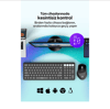 Daxi MK-390 Kablosuz Bluetooth/WiFi Klavye Set Retro Siyah