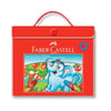 FABER PASTEL BOYA 24 RENK PLASTİK ÇANTALI TUTUCAKLI
