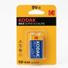 Kodak MAX 1 Adet 9V alkalin pil