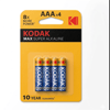 Kodak MAX 4 Adet AAA ince pil