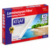 Kraf A5 Laminasyon Filmi 100 mikron 100 adet 