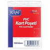 KRAF KART POŞETİ PVC 115*145 MM
