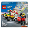 LEGO CITY PİZZA İTFAİYE VE YARIŞ ARABASI