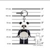 LEGO KEYLIGHT PANDA GUY ANAHTARLIK KE195H