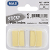 Mas Film Index Dispenserli PP 24x45 Sarı  