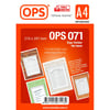 OPS DP 071 A4 DUVAR TİPİ AFİŞ TAŞIYICI