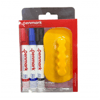 PENMARK BEYAZ TAHTA KALEMİ 3 LÜ SET+SİLGİ