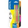 PİLOT TÜKENMEZ KALEM G-2 NEON 0.7 3LÜ