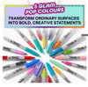 Sharpie Fine Permanent Markör Glam Pop 5'li 