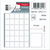 tanex ofc-111 beyaz ofis etiketi