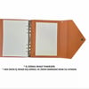 VJ MUSE VEGAN DERİ ORGANİZER DEFTER A5 DEĞİŞEBİLEN İÇ 120 GR 96 YP KUTULU KAHVERENGİ