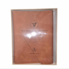 VJ MUSE VEGAN DERİ ORGANİZER DEFTER A5 DEĞİŞEBİLEN İÇ 120 GR 96 YP KUTULU KAHVERENGİ