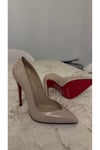 Bej Rugan 12 cm Topuk Kadın Stiletto